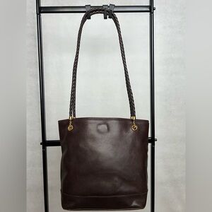 Authentic Vintage Bottega Veneta Bags Dark Brown Embossed Leather